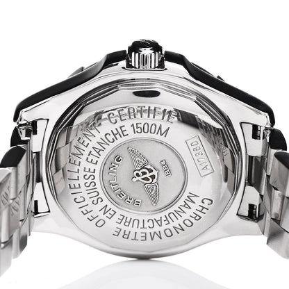 Breitling Stainless Steel 42mm Aeromarine Superocean Automatic Watch Blue A1736006 7 of 8
