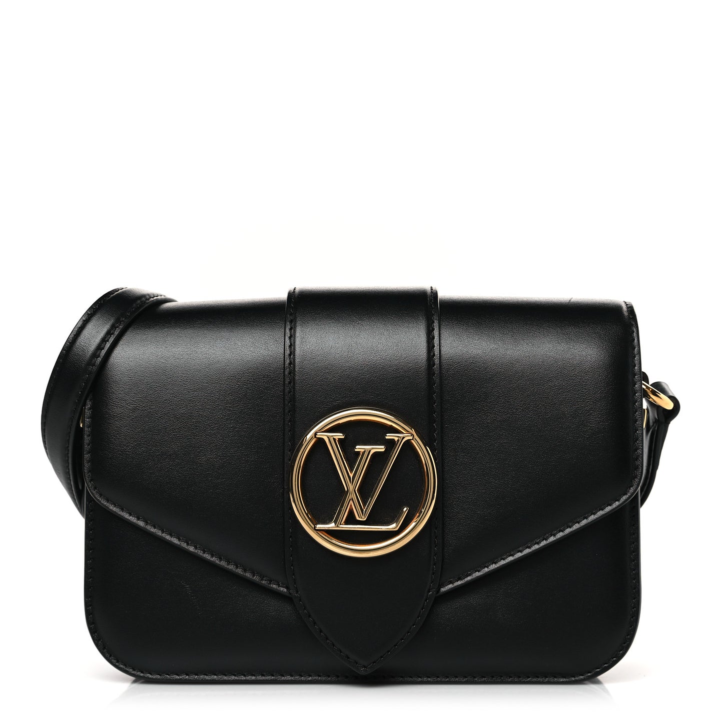 Smooth Calfskin LV Pont 9 Black