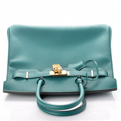 Hermes Epsom Birkin 30 Malachite 9 of 32