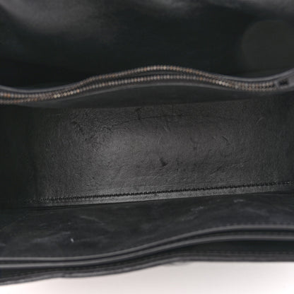 Balenciaga Crushed Calfskin Quilted Matte Black Hardware Medium Crush Chain Bag Black 5 of 9