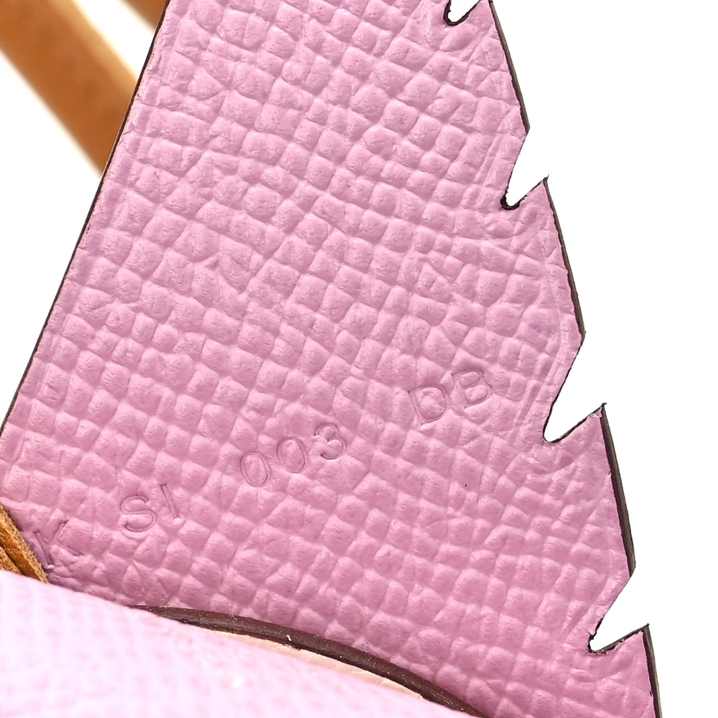 Ostrich Epsom Swift Birdy Bag Charm Mauve Sylvestre Nata Jaune Citron Magnolia Sesame