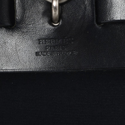 Hermes Toile Vache Calfskin Herbag 30 PM Natural Black 7 of 13