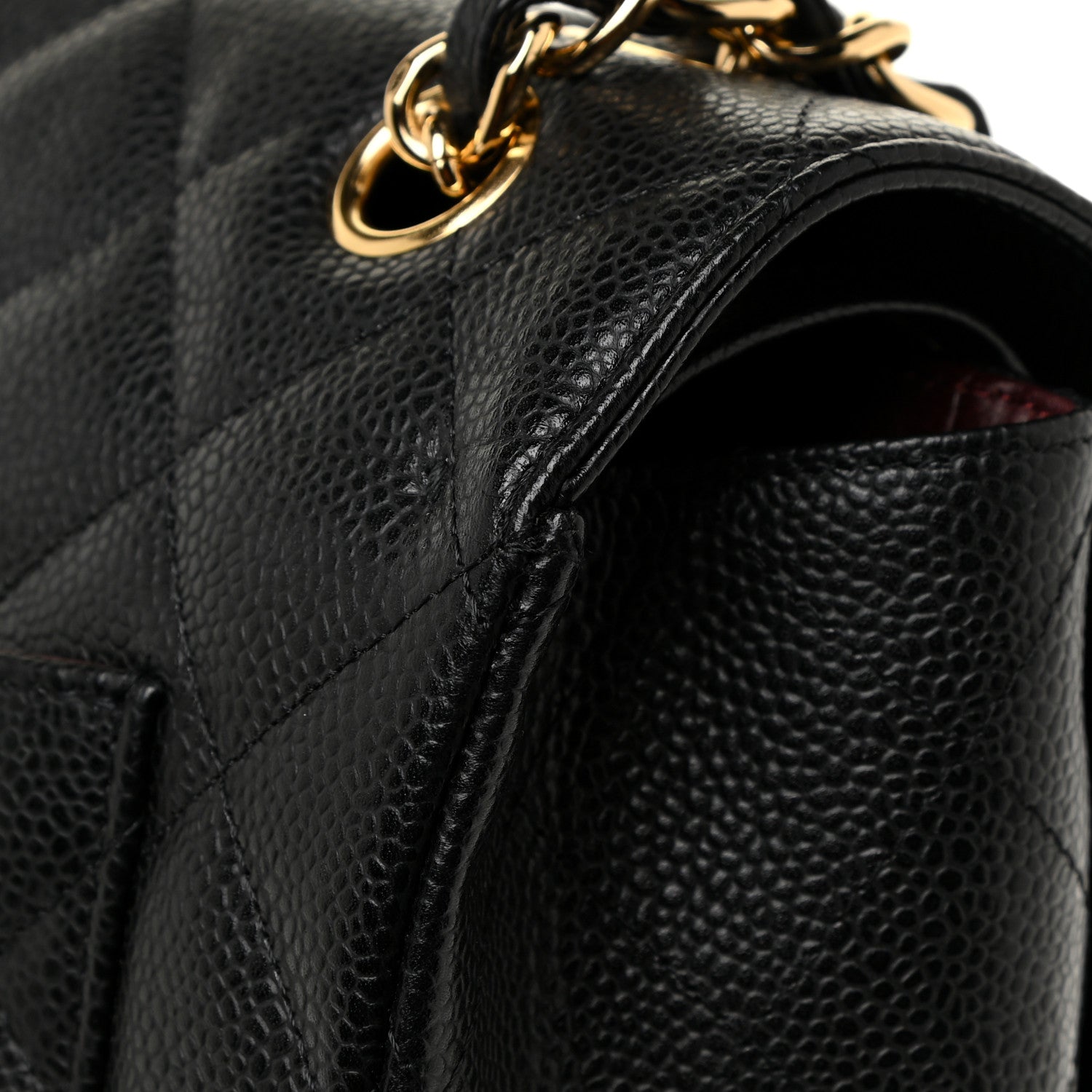 Chanel Caviar Quilted Maxi Double Flap Black 12 of 13