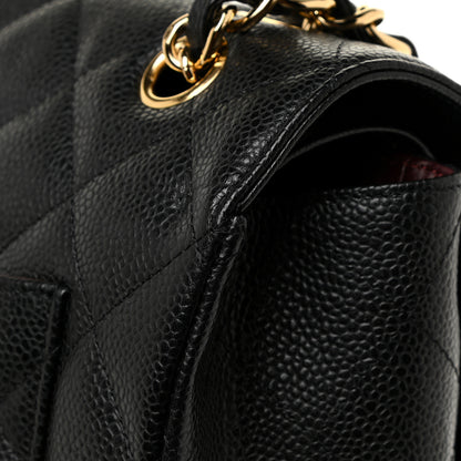 Chanel Caviar Quilted Maxi Double Flap Black 12 of 13