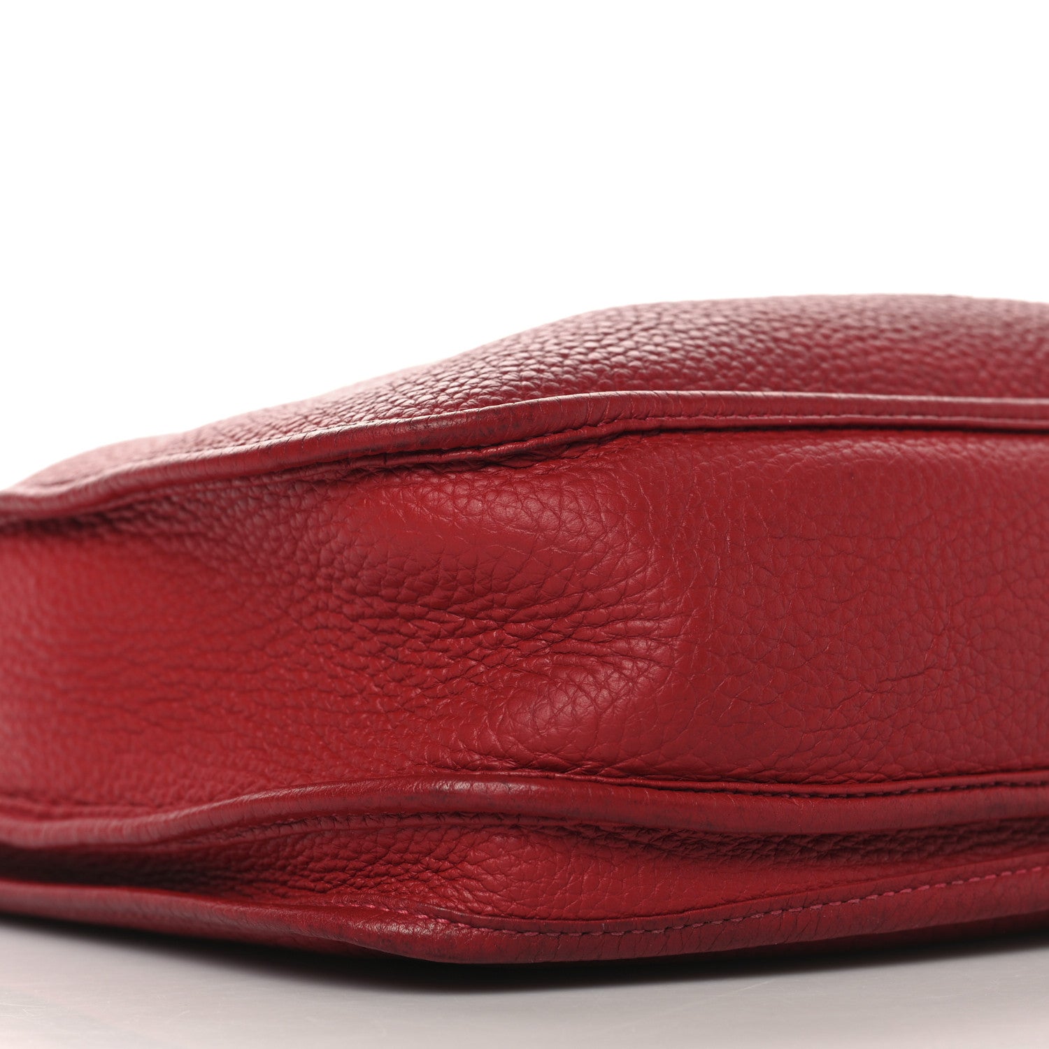 Hermes Taurillon Clemence Evelyne III PM Rouge Casaque Bleu Saphir 8 of 12