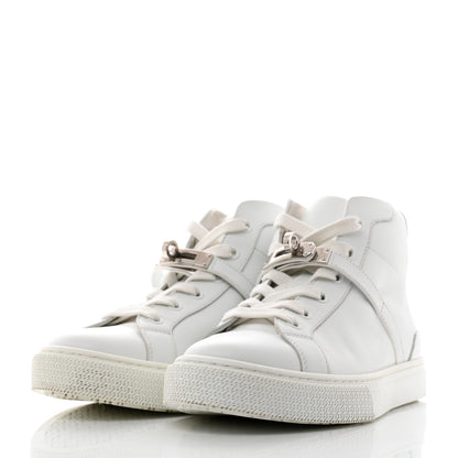 Hermes Calfskin Womens Daydream Sneakers 35.5 White 3 of 8