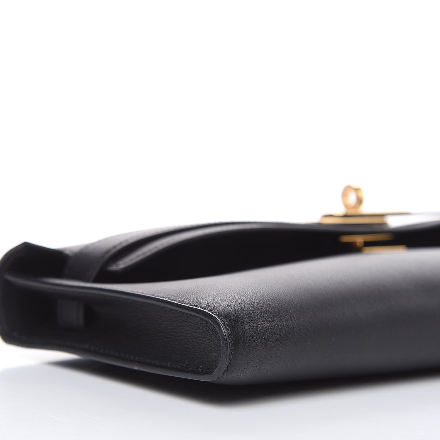 Hermes Swift Kelly Cut Clutch Pochette Black 8 of 10