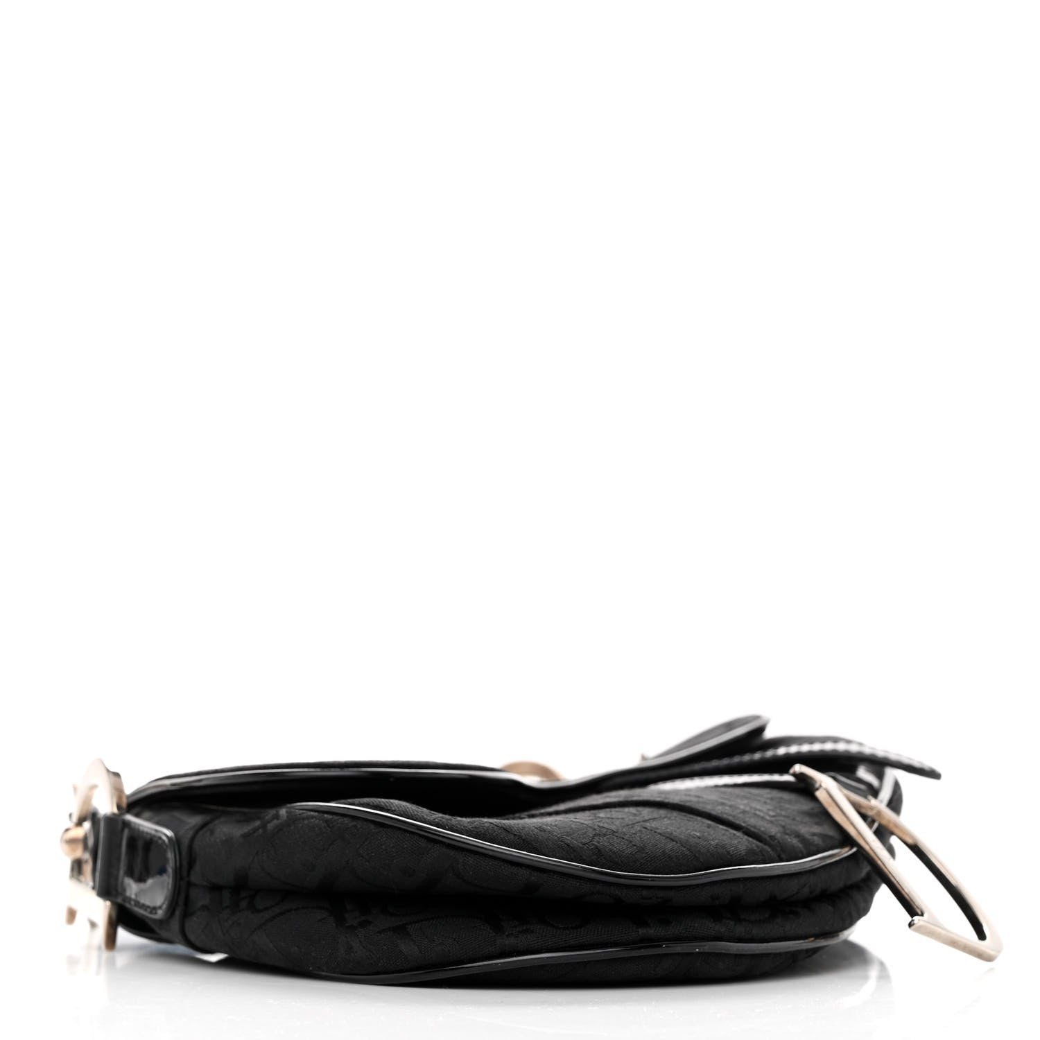 Christian Dior Monogram Saddle Bag Black 4 of 11