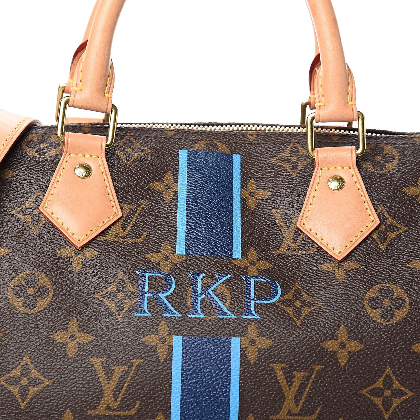 Monogram My LV Heritage Speedy Bandouliere 30 Marine Blue Clair