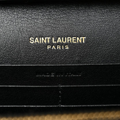 Saint Laurent Patent Monogram Chain Wallet Tortoiseshell 5 of 8