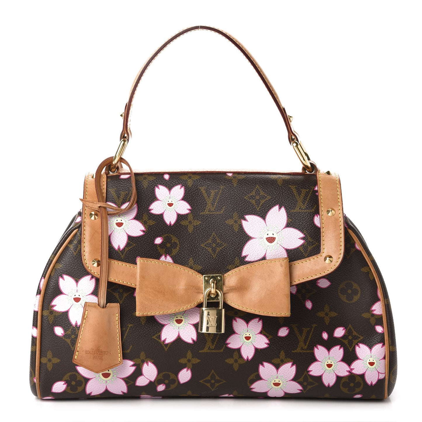Monogram Cherry Blossom Sac Retro Bag Brown