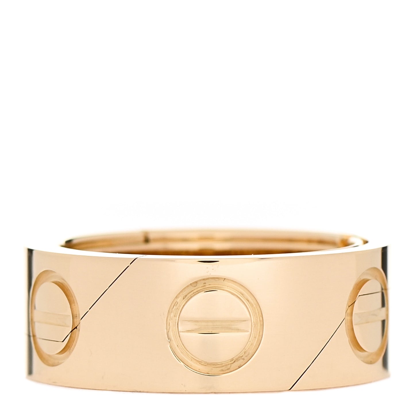 18K Yellow Gold 7mm Astro LOVE Ring 47 4.25