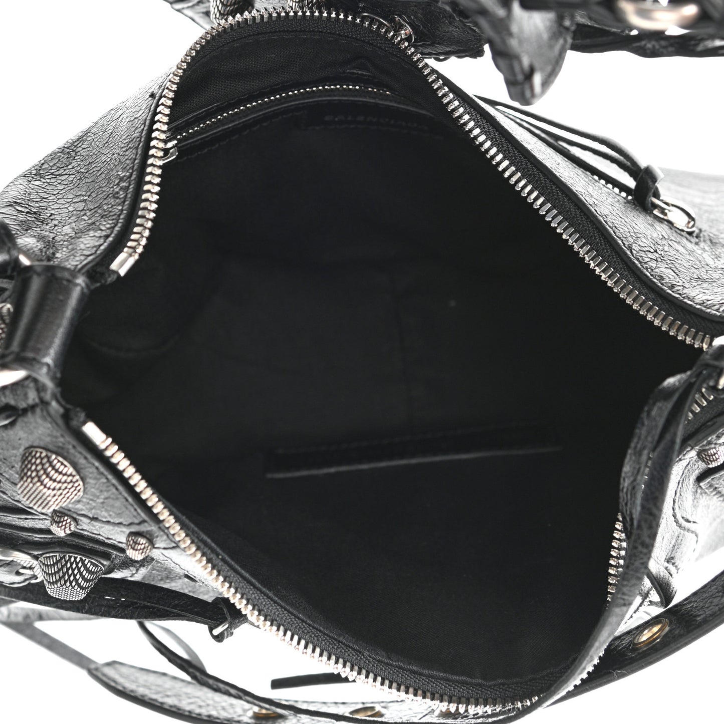 Agneau Arena Small Le Cagole Shoulder Bag Black