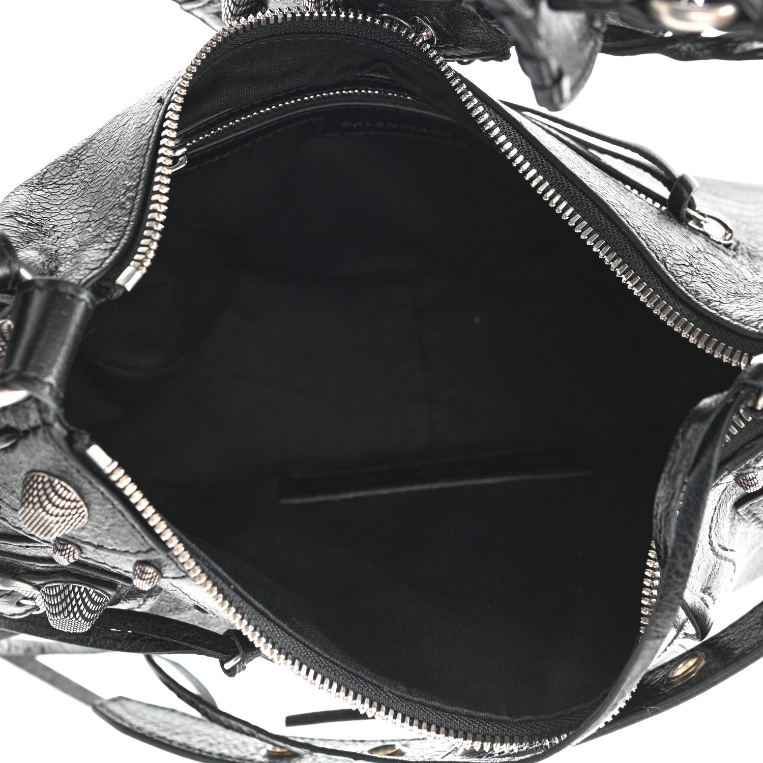 Balenciaga Agneau Arena Small Le Cagole Shoulder Bag Black 6 of 11