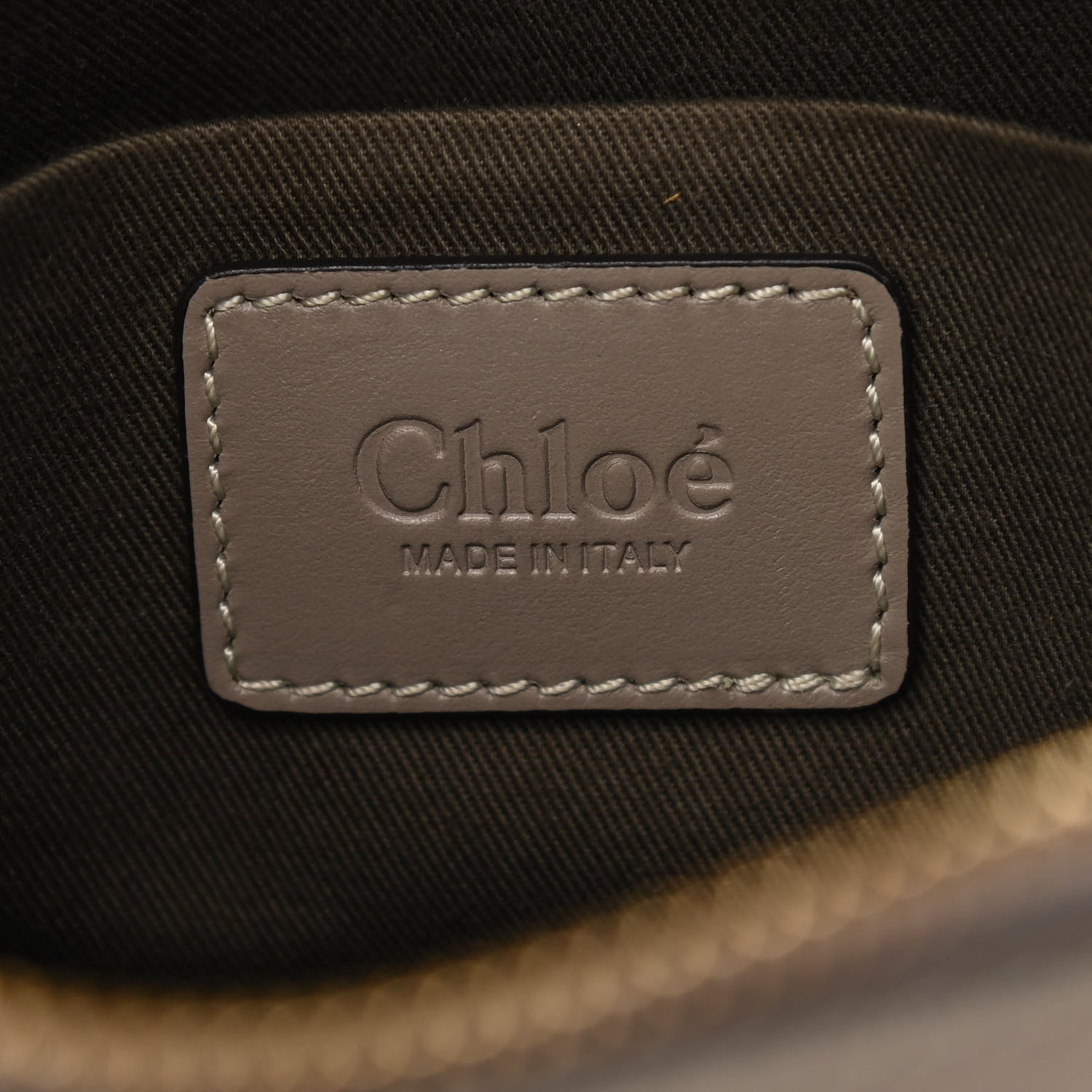 Chloe Calfskin Medium Marcie Saddle Shoulder Bag Motty Grey 6 of 11