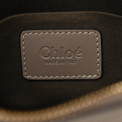 Chloe Calfskin Medium Marcie Saddle Shoulder Bag Motty Grey 6 of 11