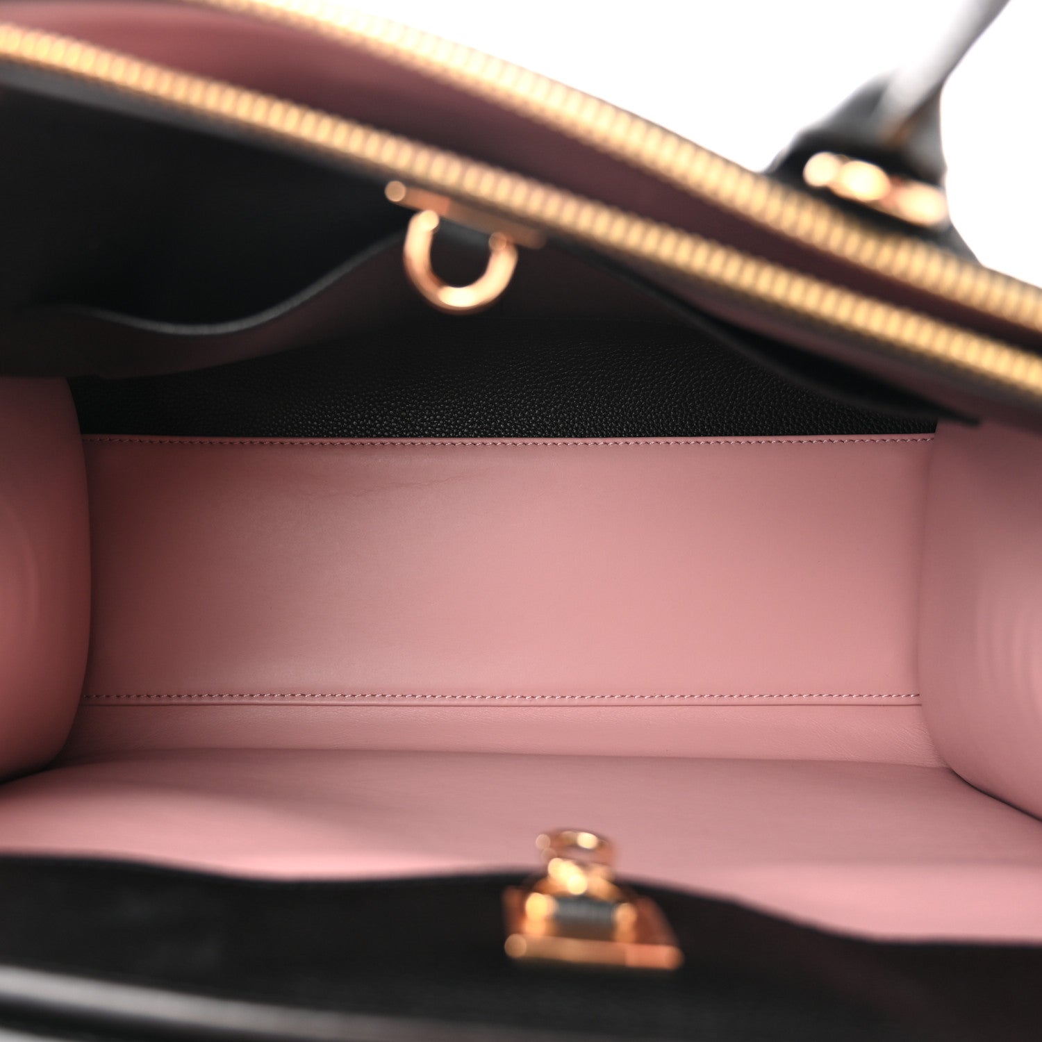 Louis Vuitton Calfskin City Steamer MM Magnolia Black 5 of 9