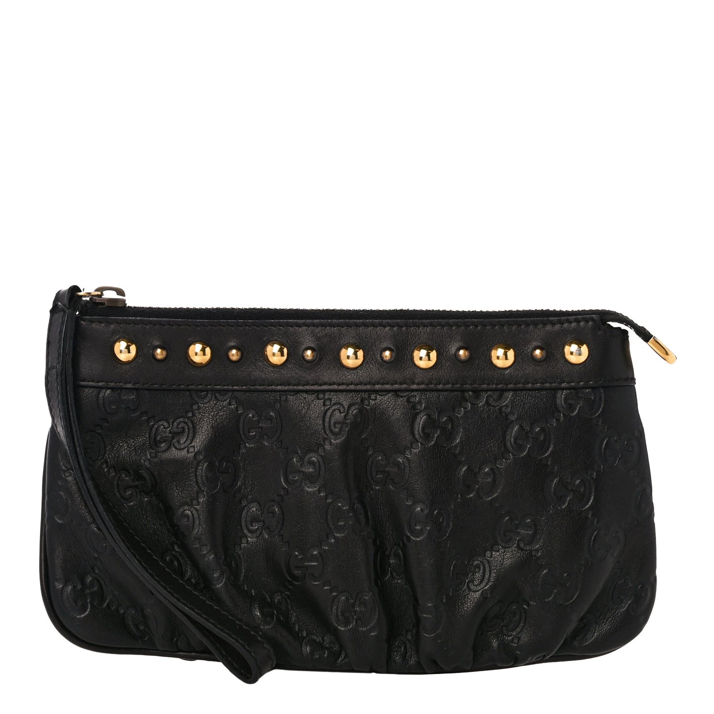 Guccissima Babouska Wristlet Black