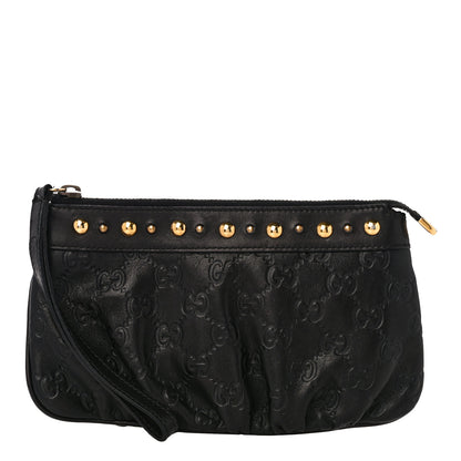 Gucci Guccissima Babouska Wristlet Black 1 of 14