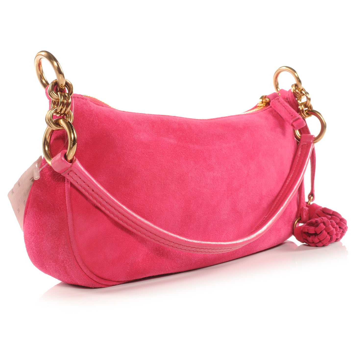 Suede Box Shoulder Bag Peonia