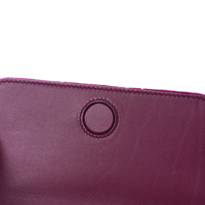Gucci Velvet Matelasse GG Marmont Mini Bag Fuchsia Violet Cyclamen 9 of 11