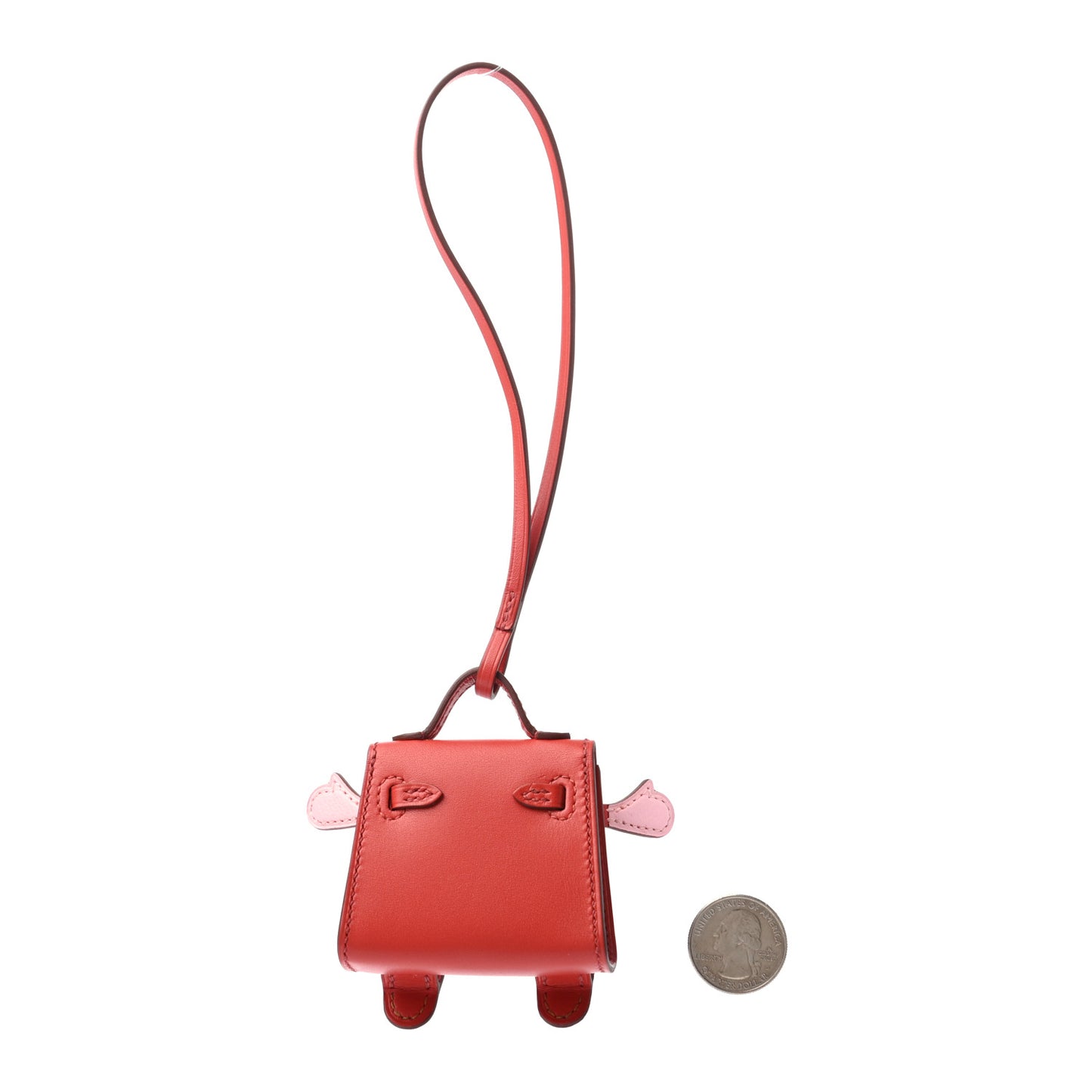Tadelakt Chevre Mysore Kelly Quelle Idole Bag Charm Rose Sakura Sanguine Nata Sesame