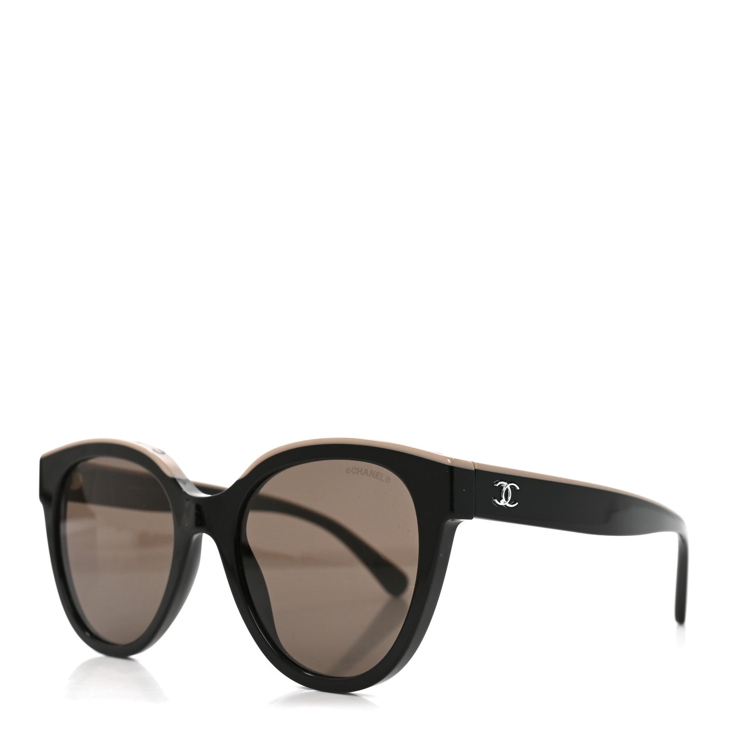 Acetate CC Butterfly Sunglasses 5414 Black Beige