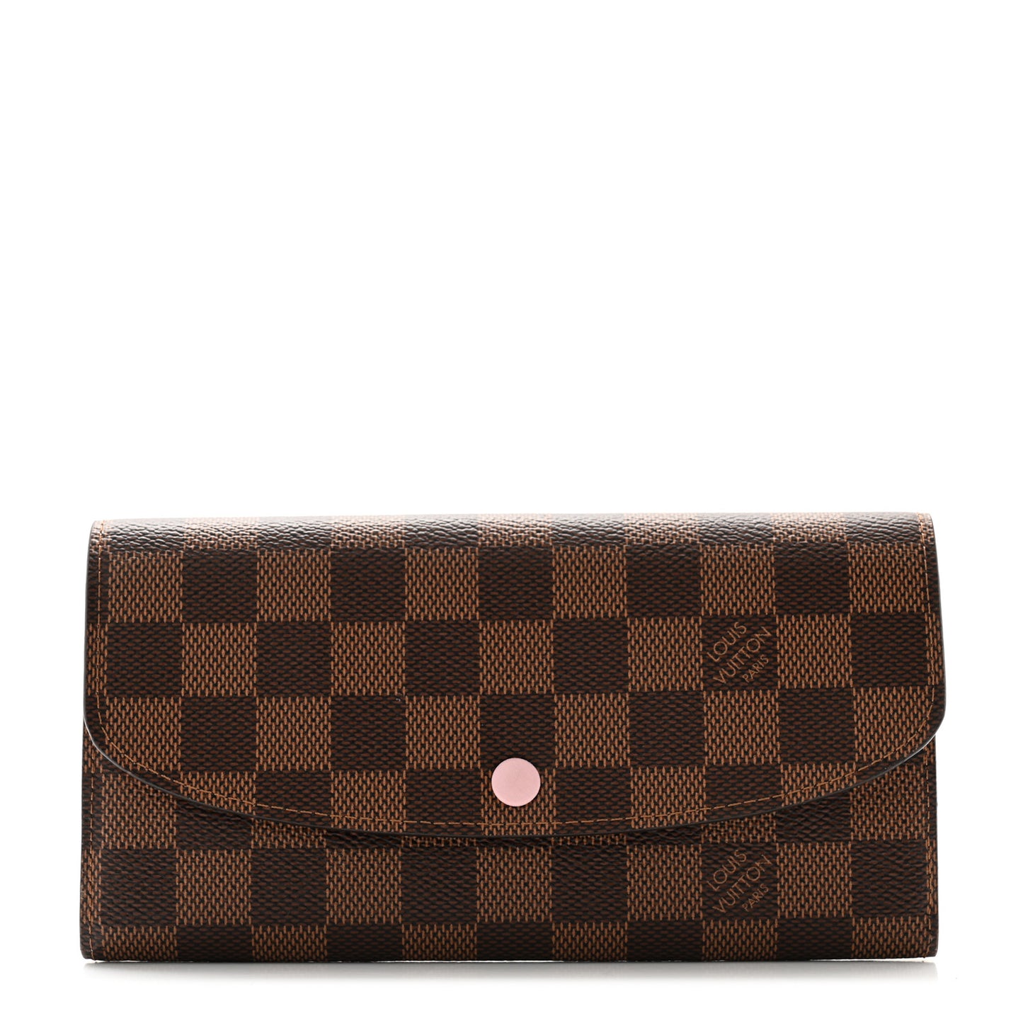 Damier Ebene Emilie Wallet Rose Ballerine