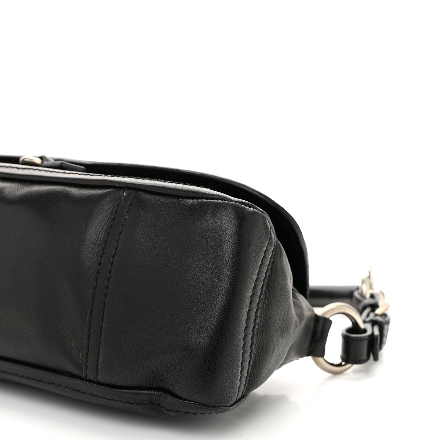 Soft Calf Shoulder Bag Black