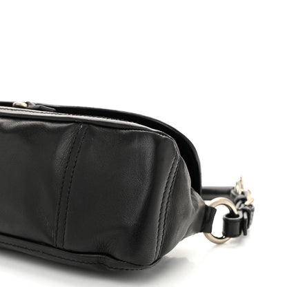 Prada Soft Calf Shoulder Bag Black 9 of 9