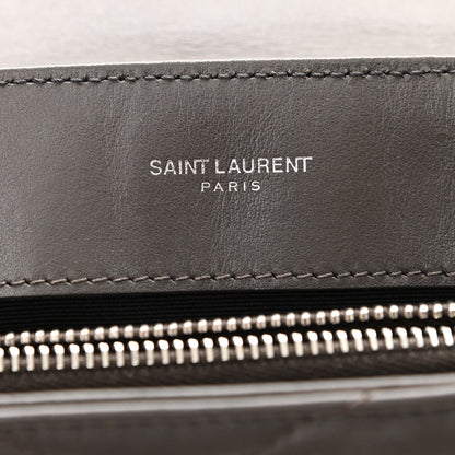 Saint Laurent Calfskin Y Quilted Monogram Small Loulou Chain Satchel Pebble 5 of 8