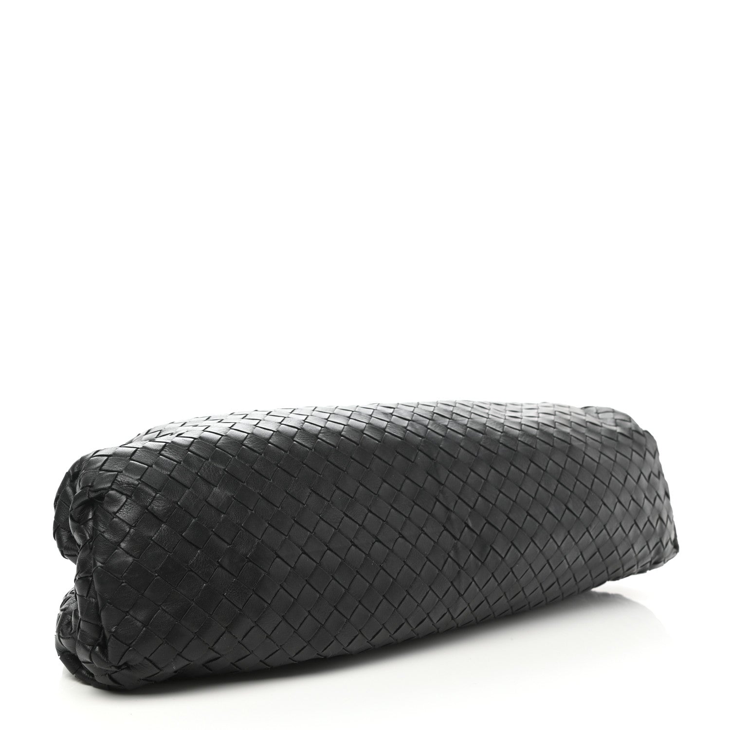 Bottega Veneta Nappa Maxi Intreccio The Pouch Oversized Clutch Black 4 of 11