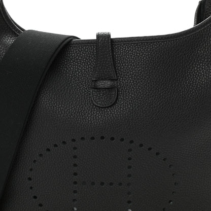 Hermes Taurillon Clemence Evelyne III PM Black 8 of 11