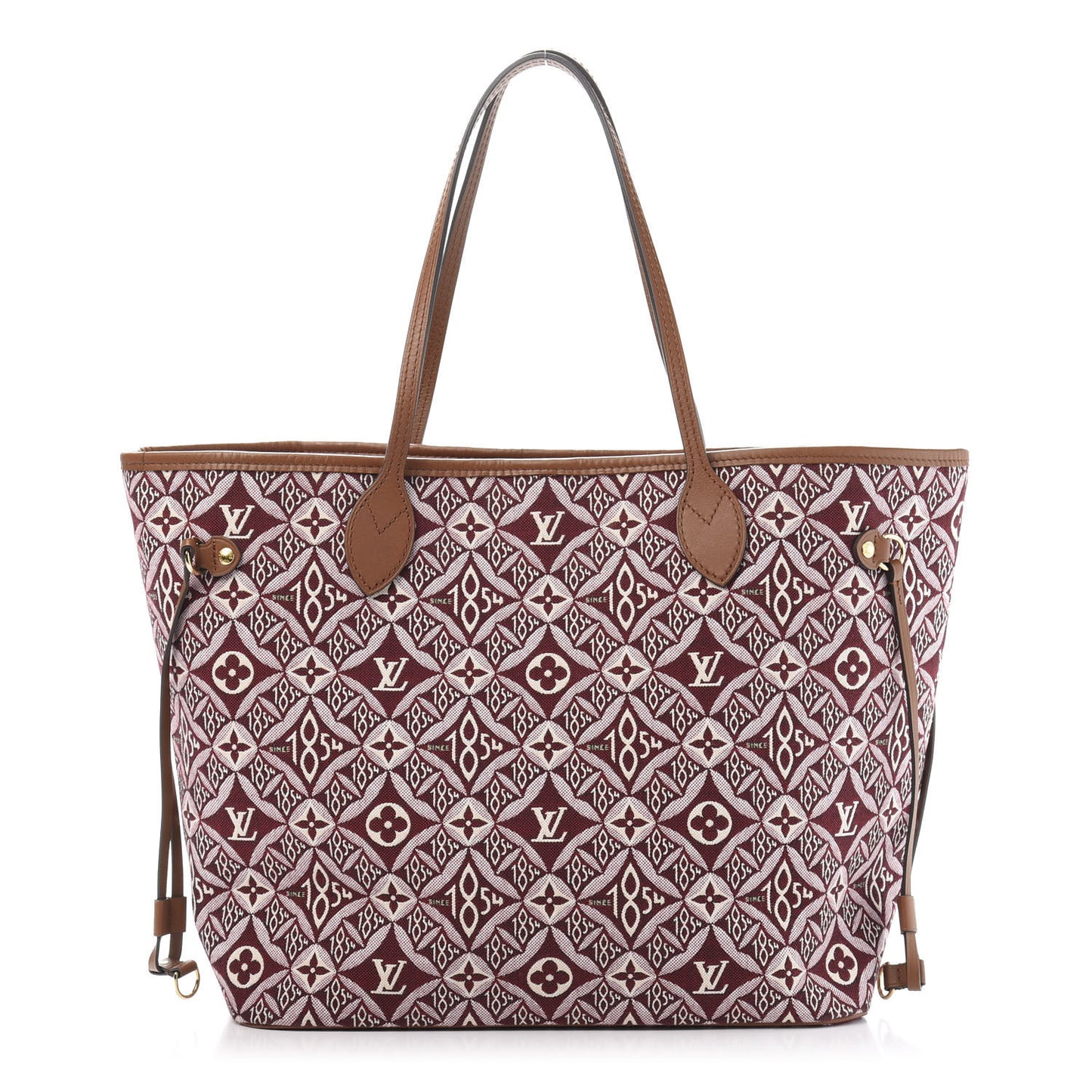 Jacquard Since 1854 Neverfull MM Bordeaux
