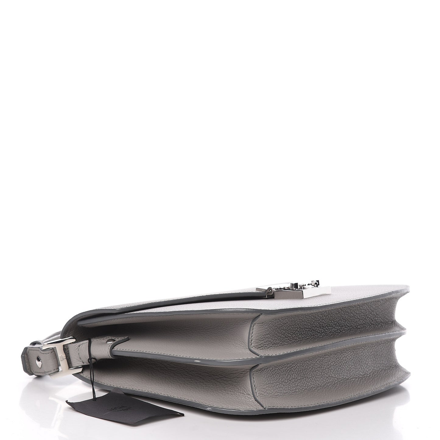 Grained Calfskin Patricia Park Avenue Crossbody Bag Arch Grey