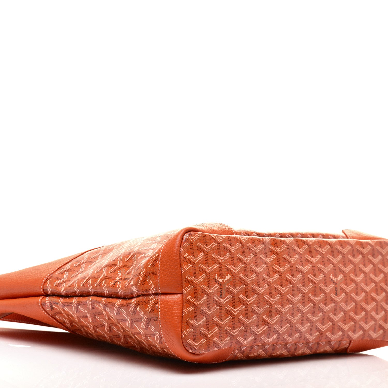 Goyard Goyardine Grenadines Hobo Orange 8 of 9