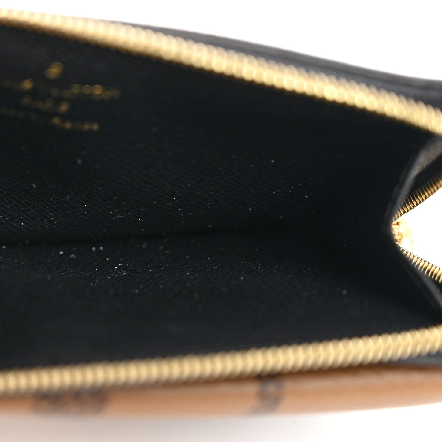 Reverse Monogram Recto Verso Card Holder Brown