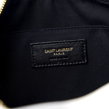 Saint Laurent Calfskin Matelasse Monogram Lou Camera Bag Crema Soft 7 of 8