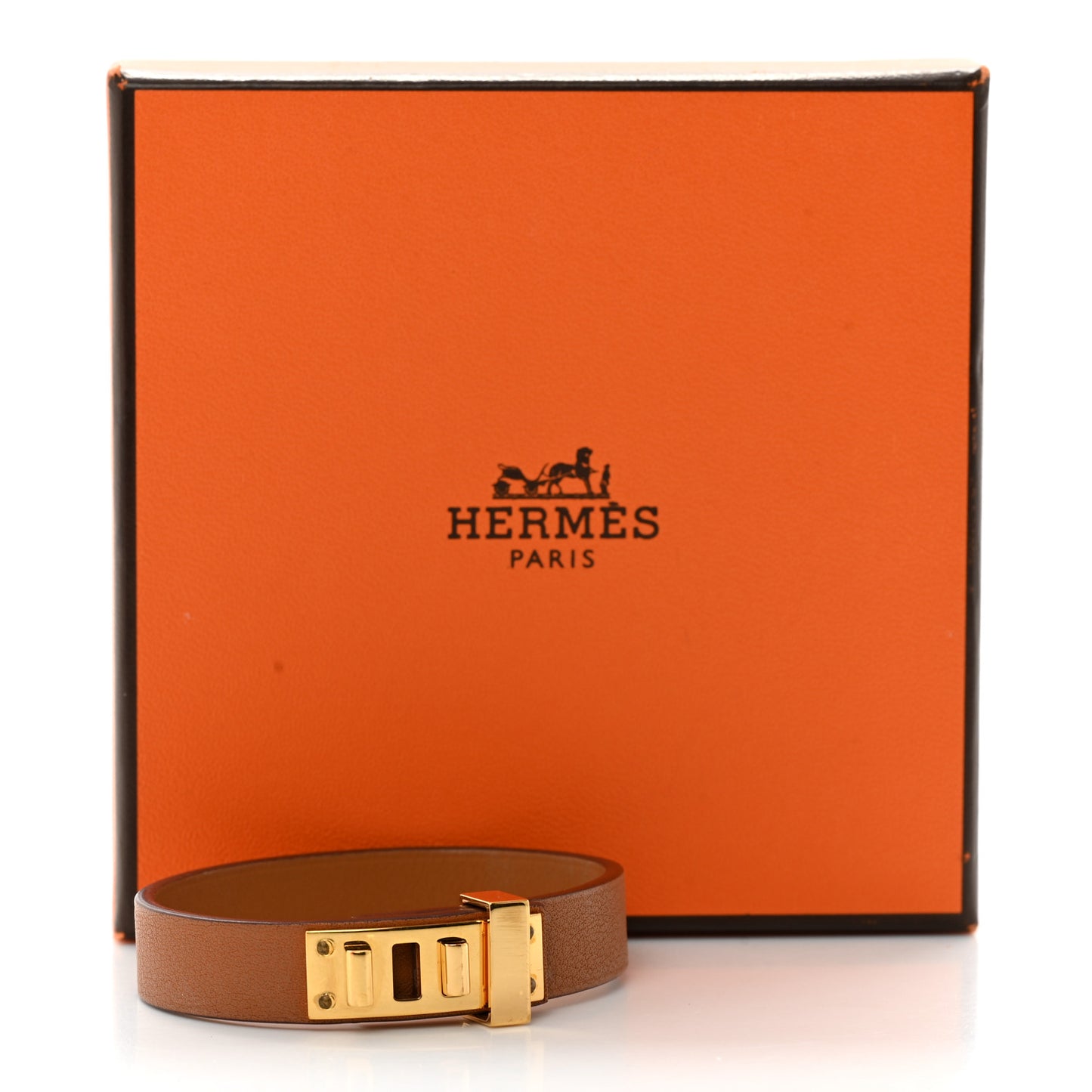 Swift Mini Dog Carrees Bracelet T2 Gold