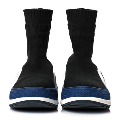 Louis Vuitton Stretch Textile LV Archlight Sneaker Boots 36 Black Blue 2 of 12