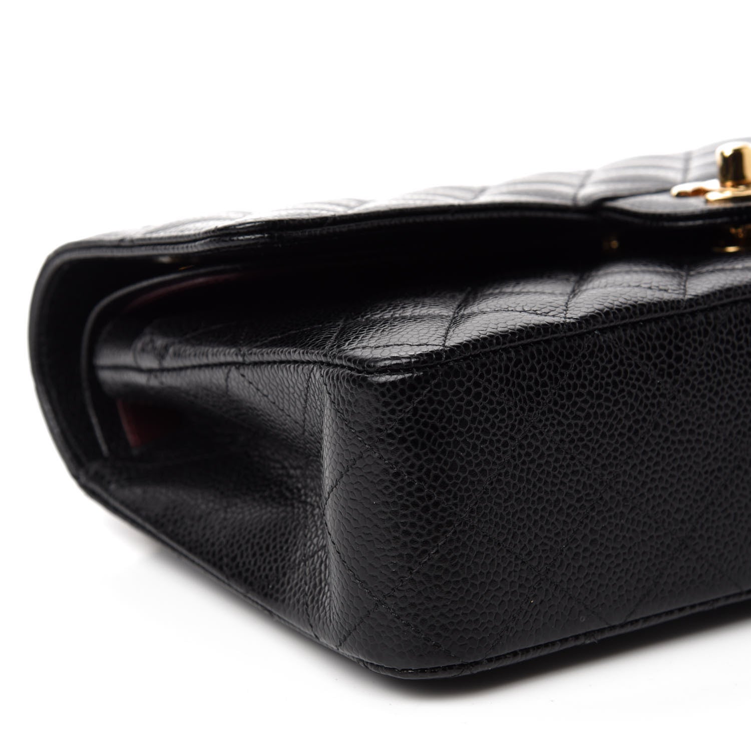Chanel Caviar Quilted Medium Double Flap Black 7 of 12
