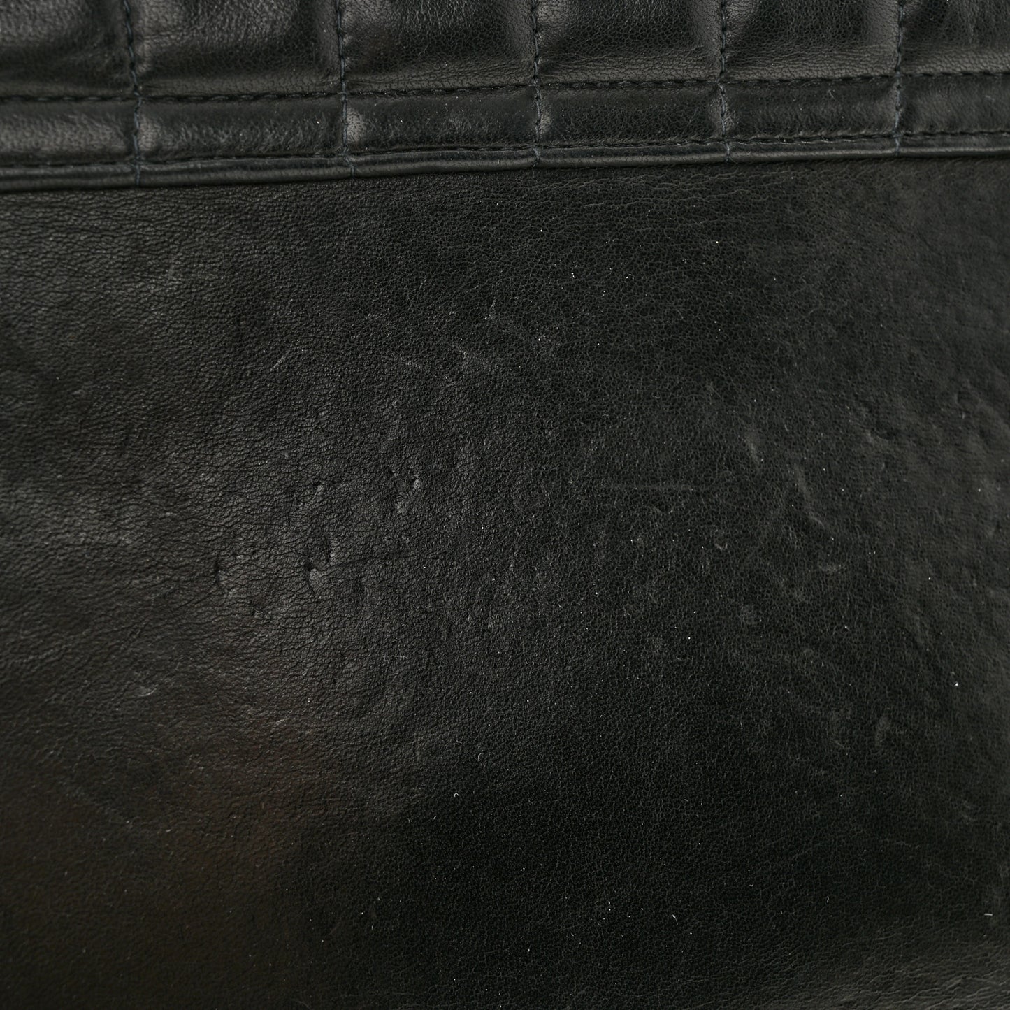 Lambskin Chocolate Bar Accordion Mademoiselle Flap Black