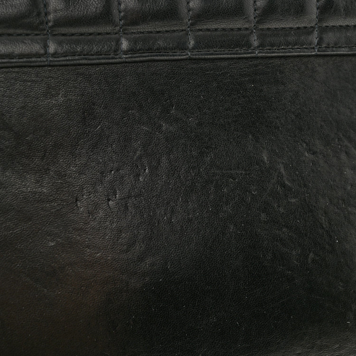 Chanel Lambskin Chocolate Bar Accordion Mademoiselle Flap Black 13 of 14