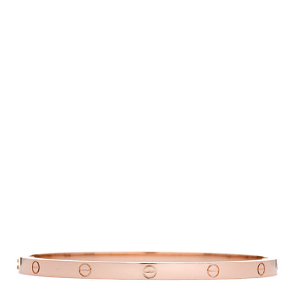 Cartier 18K Pink Gold Small LOVE Bracelet 16 2 of 8