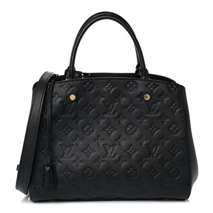 Louis Vuitton Empreinte Montaigne MM Black 1 of 13