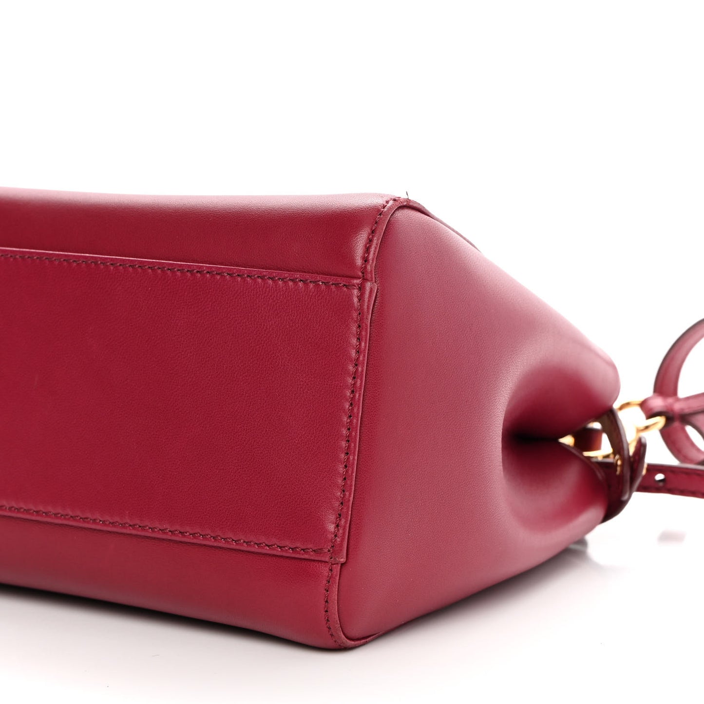 Nappa Monster Eyes Mini Peekaboo Iconic Satchel Amarena Fiamma