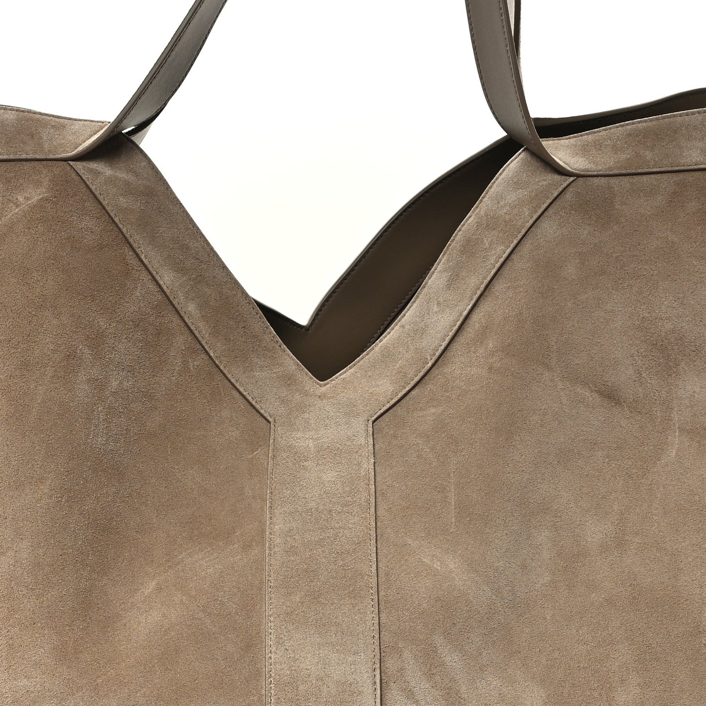Suede Y Maxi Tote Dry Grain