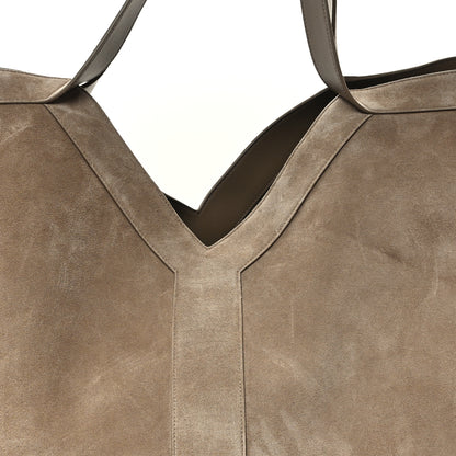 Saint Laurent Suede Y Maxi Tote Dry Grain 7 of 9