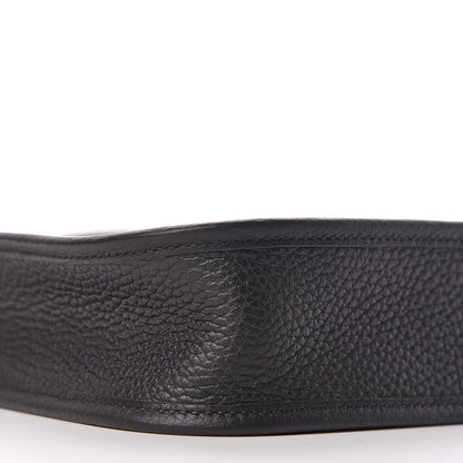 Hermes Taurillon Clemence Evelyne TPM Black 10 of 11