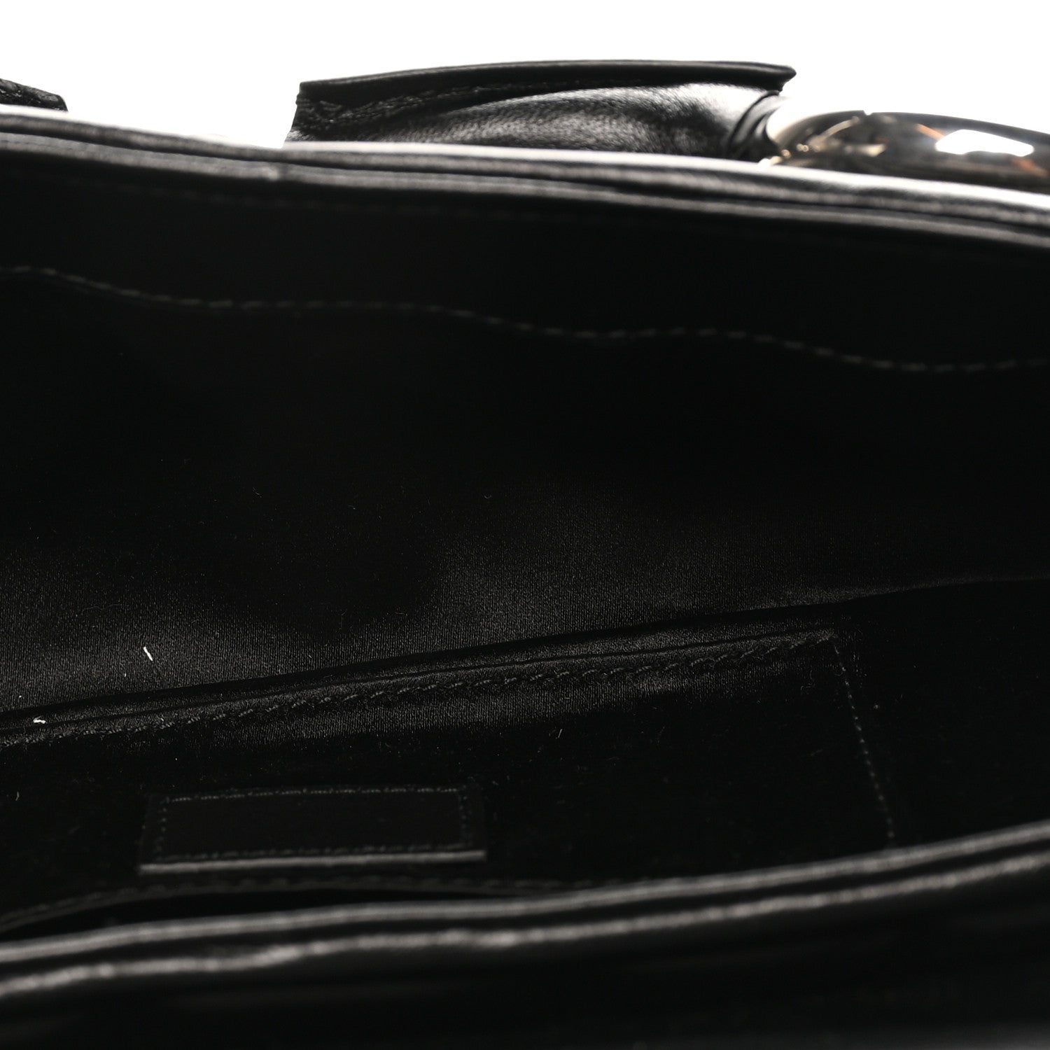 Gucci Nappa Vertical Matelasse Small Maxi Horsebit Chain Shoulder Bag Black 5 of 9